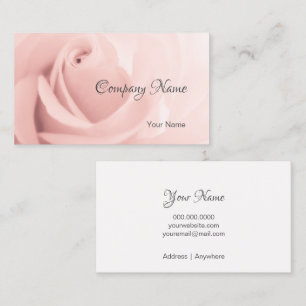 Elegant Roos Roze ventilator Visitekaartjes