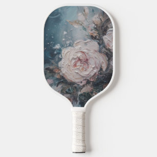 Elegant Roos voor het schilderen van vlinderbloemo Pickleball Paddle