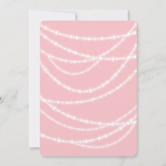 Elegant Rosary Cross Sparkles Baptism Religity Kaart (Achterkant)