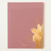 Elegant Rose Ajouter Logo Texte Personnalisé Photo (Dos)