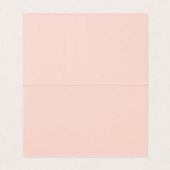 Elégant Rose aquarelle rose Mariage floral (Inside Unfolded)