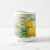 Élégant Rose Aquarelle tasse (Centre)