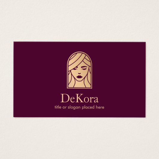 Elégant Rose Bourgogne Gold Face (Devant)