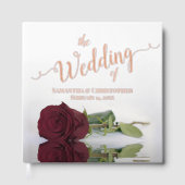 Élégant Rose Bourgogne Grand Mariage (Recto)