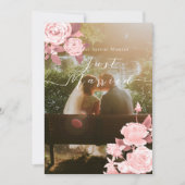 Élégant Rose chic Faire-part Mariage (Devant)