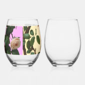 Elegant Rose Covered Master the Kitchen  Wijnglas Zonder Voet (Rechts)