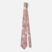 Elégant Rose Cravate Gold Blush Parties scintillan (Devant)