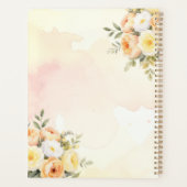 Elégant Rose d'aquarelle Florale Mariage (Dos)