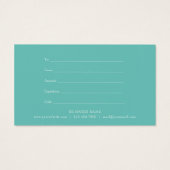 Élégant Rose d'aquarelle Garland certificat cadeau (Dos)