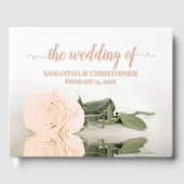 Élégant Rose de pêche légère Moyenne Mariage Poil (Recto)