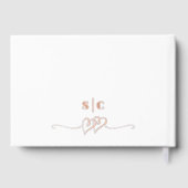 Élégant Rose de pêche pâle petite huile Mariage (Verso)