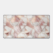 Élégant Rose de verre doré Agate de marbre Motif (Recto)