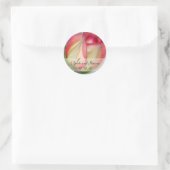ÉLÉGANT ROSE ENVELOPPE STICKERS SEAL (Sac)