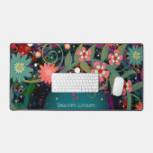 Elégant rose floral Whimsical Personnalisé (Clavier et souris)