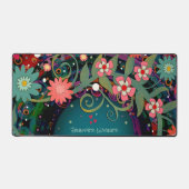 Elégant rose floral Whimsical Personnalisé (Recto)