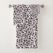 Elegant Rose Gold Black Leopard Pattern (En situation)