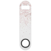 Elégant Rose Gold Dots Mandala (Dos)