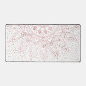 Elégant Rose Gold Dots Mandala (Recto)