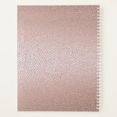 Elégant Rose Gold Hair Chic Nomination Book (Dos)