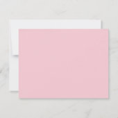 Élégant Rose Gold Hand Script Nom Modèle (Dos)