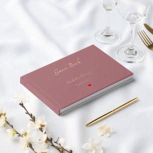 Élégant Rose Gold Mariages Anniversaire Keepsar