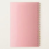 Élégant Rose Gold Monogramme Modèle moderne (Dos)