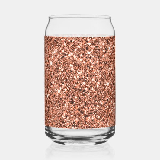 Élégant Rose Gold Parties scintillant Nom Monogram (Verso)