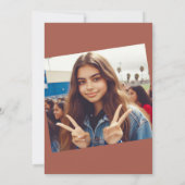 Elégant Rose Gold Quinceañera Invitation (Dos)