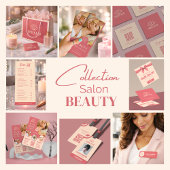 Elegant Rose & Ivory Thank You Label Hang Tag Cadeaulabel