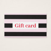 Élégant Rose moderne noir blanc rayures (Devant)