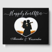 Elégant Rose moderne photo Gold Silver Mariage (Recto)