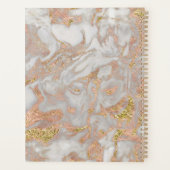 Élégant rose or gris marbre métal cuivre (Dos)