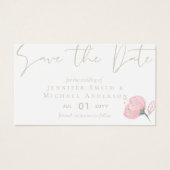 Élégant Rose or moderne Mariage Étincelle (Devant)