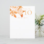 Élégant Rose or noir noir noir cartes de sièges (Debout devant)