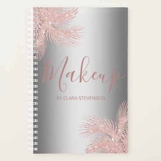 Elégant rose  or parties scintillant en argent maq (Devant)