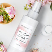 Élégant rose pâle 2 OZ Room Spray Étiquette boutei