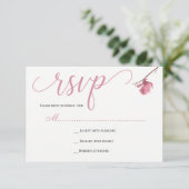 Élégant rose pâle magnolia réponse mariage (Debout devant)