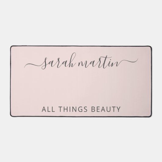 Élégant rose pâle moderne (Recto)