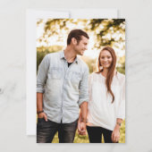 Elégant Rose Parties scintillant or Faire-part de (Dos)