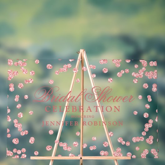 Elégant Rose Parties scintillant or Fête des marié (Neutre)