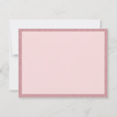 Élégant Rose Parties scintillant or Modèle Calligr (Dos)