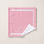 Élégant rose personnalisé (Gant de toilette)
