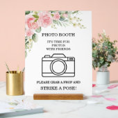 Elegant Rose Pink Wedding Photo Booth (Mariage)