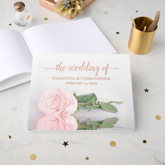 Élégant rose rose rose rose rose Moyenne Mariage h (Recto ouvert)