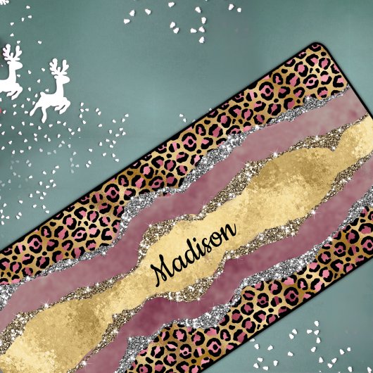 Élégant rose rousse poster de animal monocorograph