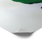 Élégant Rose vert émeraude 16 Tableau de siège (Coin)