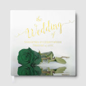 Élégant Rose vert émeraude Grande huile Mariage (Recto)