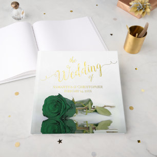 Élégant Rose vert émeraude Grande huile Mariage