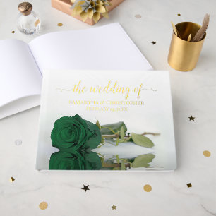 Élégant Rose vert émeraude Moyenne Mariage huile