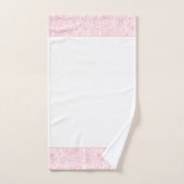 Elégant rose Vintage Paisley (Serviette à main)